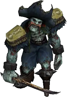 Pirate Zombie Captain